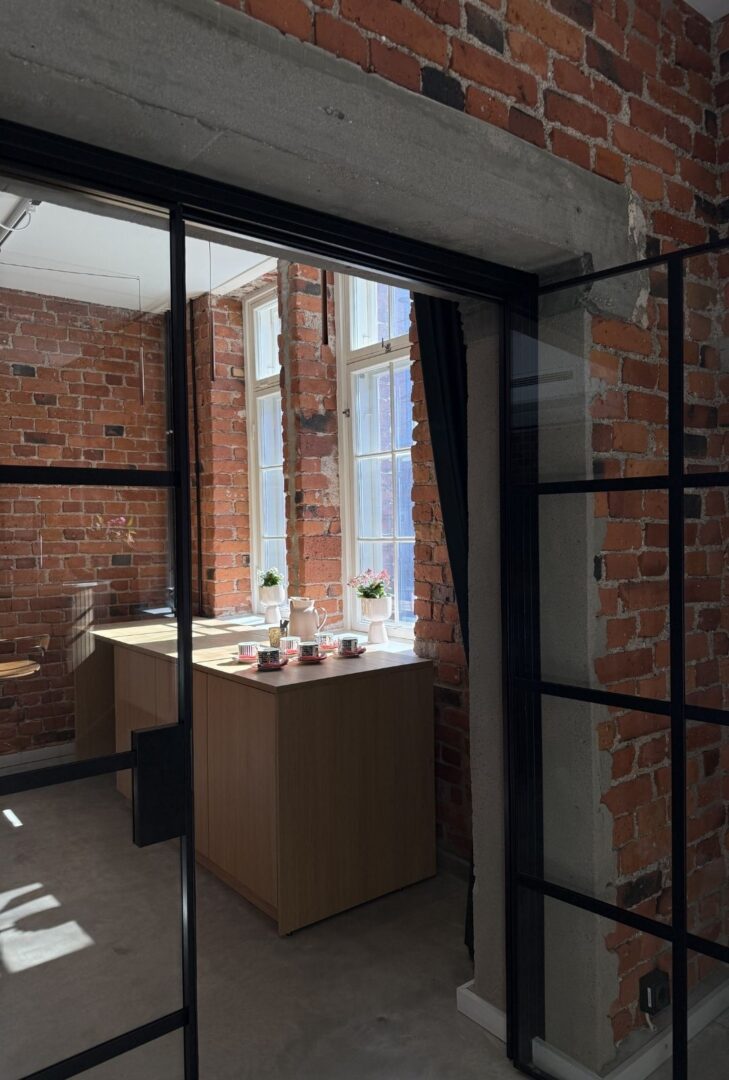 Bright meeting space in Konepaja Helsinki
