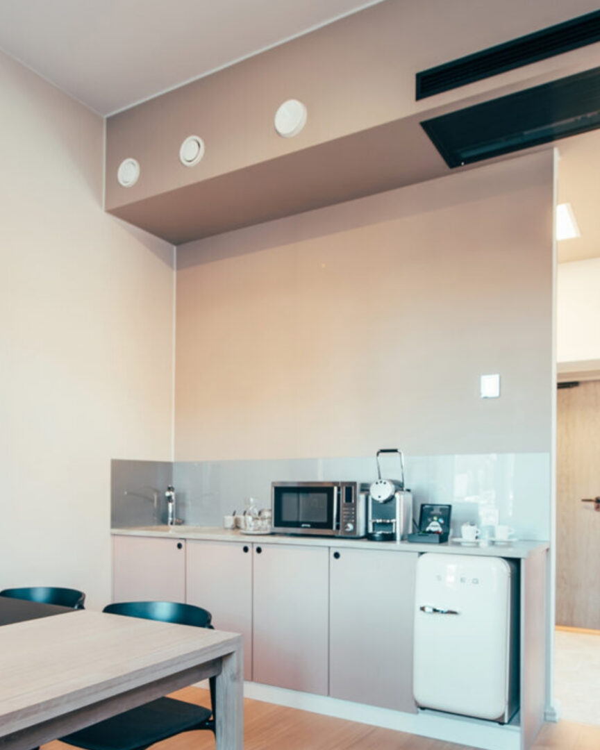 Verstas meeting room with kithcenette